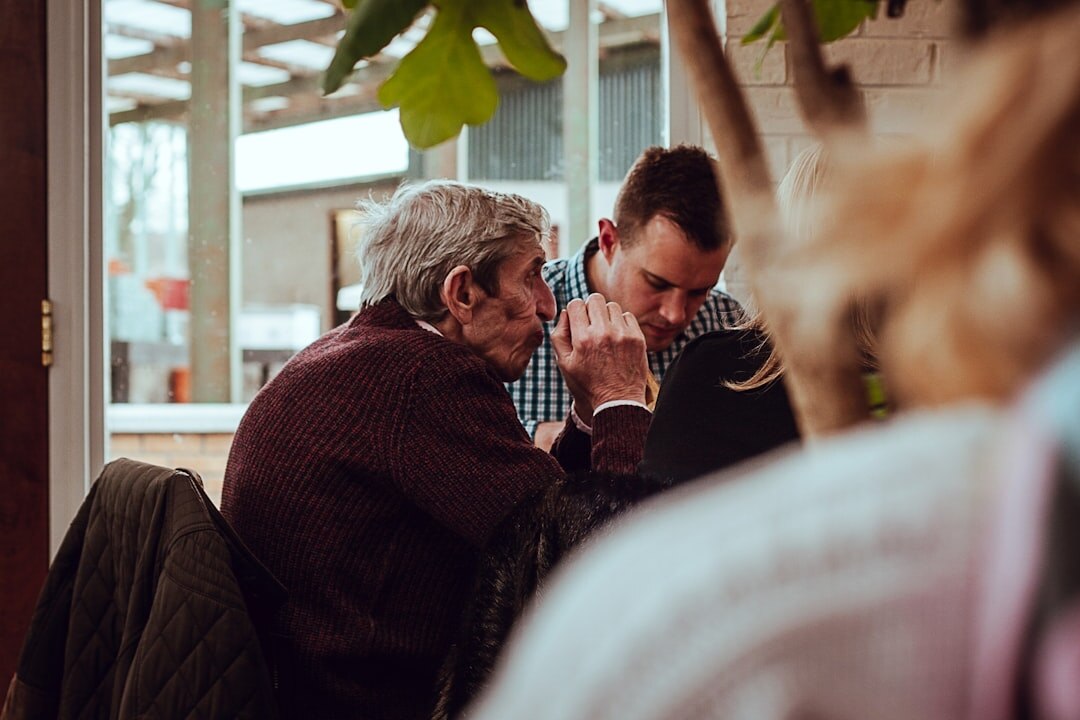senior friends gathering